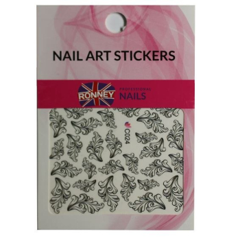 RONNEY - Naklejki wodne na paznokcie NAILART STICKERS RN 178